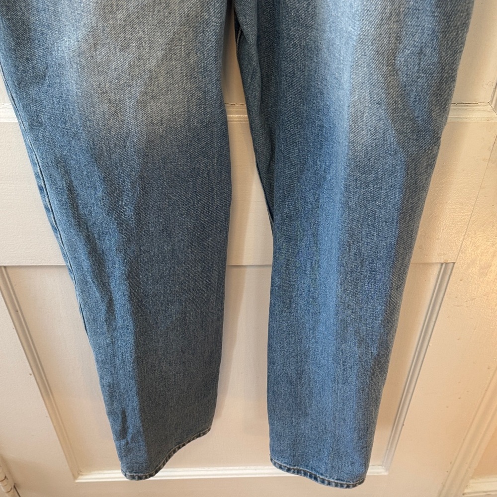 Twin Sisters Casual Blue Denim Distressed Overalls with Size L - Picture 10 of 16